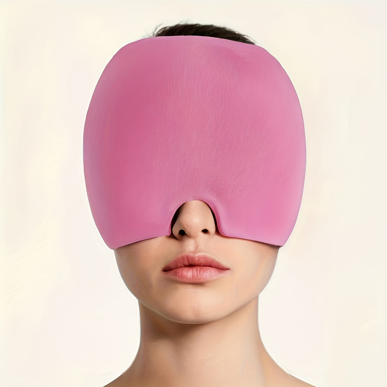 Reusable Cold Head Wrap with Adjustable Strap, Ice Pack for Head and Eyes, No Power Required